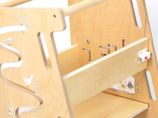 Slika Rastući toranj za učenje 5u1 PRO 90 cm – životinjski motivi