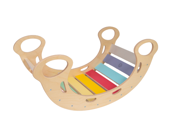 Slika Wooden Montessori swing PRO 5v1 fresh