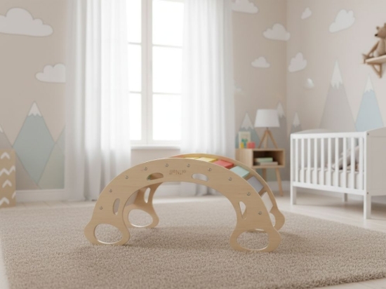 Slika Wooden Montessori swing PRO 5v1 fresh