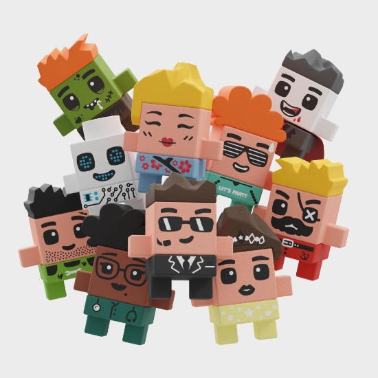 Slika Mini Waffle Surprise 80 kom, Mystery Figure Marioinex 