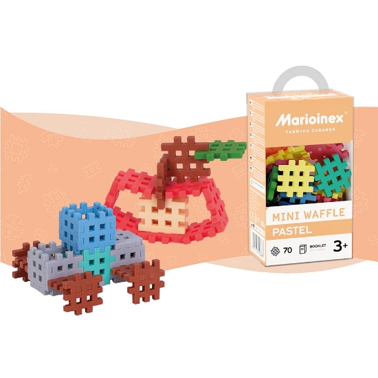 Slika Mini Waffle Pastel 70 kom Marioinex 