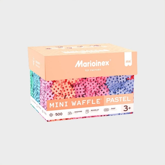 Slika Mini Waffle Pastel 500 kom Marioinex 