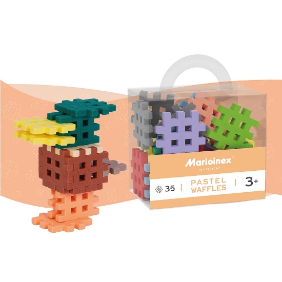 Slika Marioinex Mini Waffle Pastel 35 kom