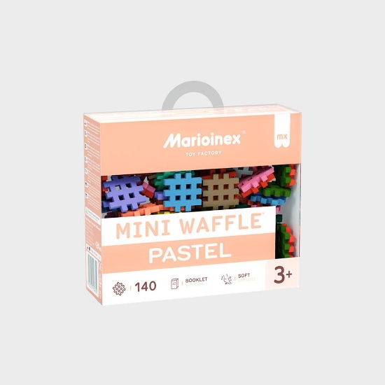 Slika Mini Waffle Pastel 140 kom Marioinex 