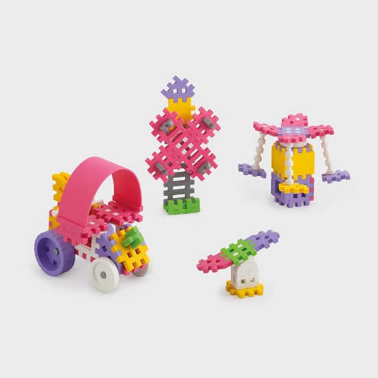 Slika Marioinex Mini Waffle konstruktor 70 kom, roza