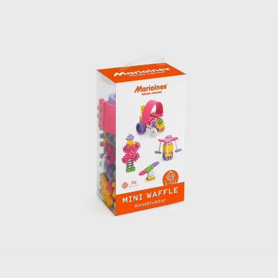 Slika Marioinex Mini Waffle konstruktor 70 kom, roza