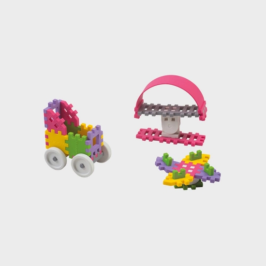 Slika Marioinex Mini Waffle konstruktor 35 kom, roza