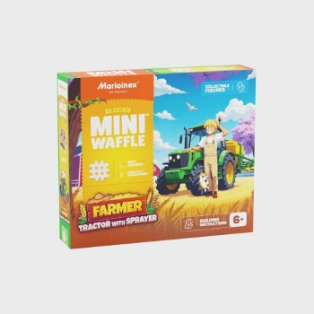 Slika Marioinex Mini Waffle Farmer 50 kom, Tractor with Sprayer