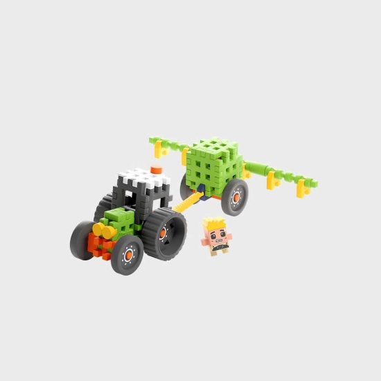 Slika Marioinex Mini Waffle Farmer 50 kom, Tractor with Sprayer