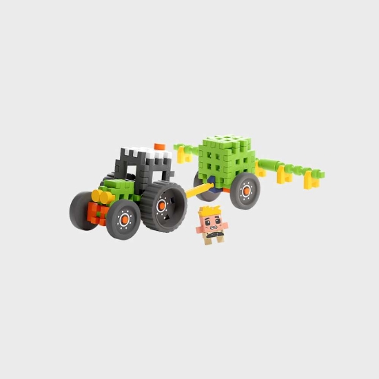 Slika Marioinex Mini Waffle Farmer 50 kom, Tractor with Sprayer