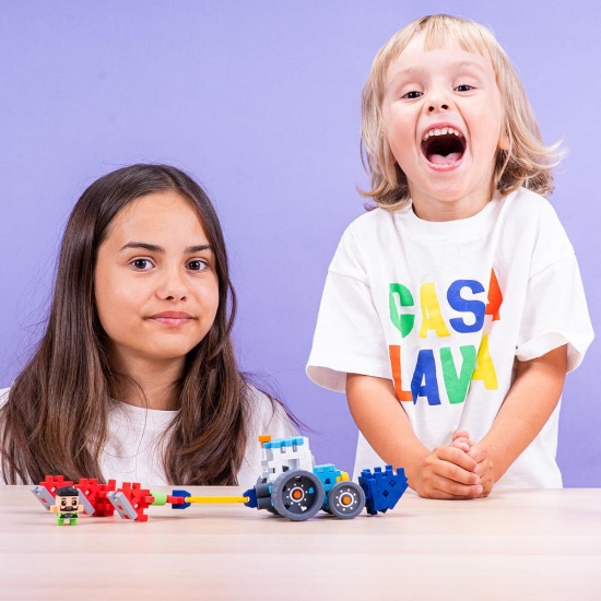 Slika Mini Waffle Farmer 50 kom, Tractor with Plow Marioinex 