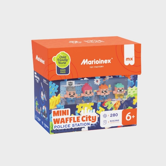 Slika Mini Waffle City 280 kom, Police Station Marioinex 