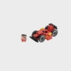 Slika Mini Waffle Cars 50 kom, Race Car Red Marioinex 