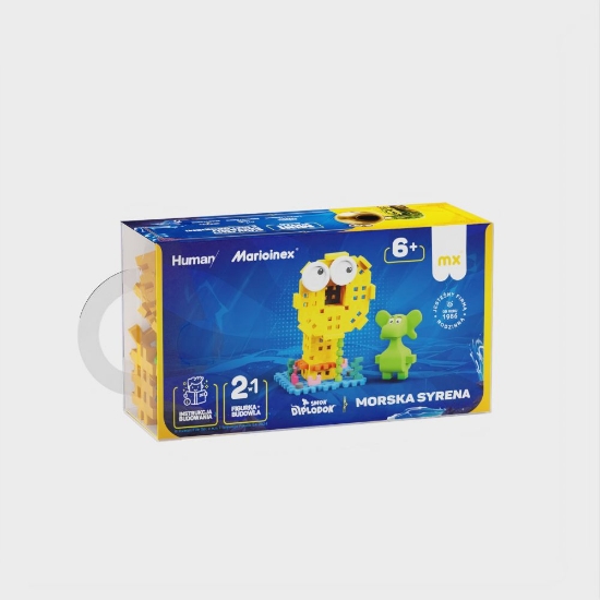 Slika Mini Waffle 60 kom, Diplodocus and Sea Mermaid Marioinex 