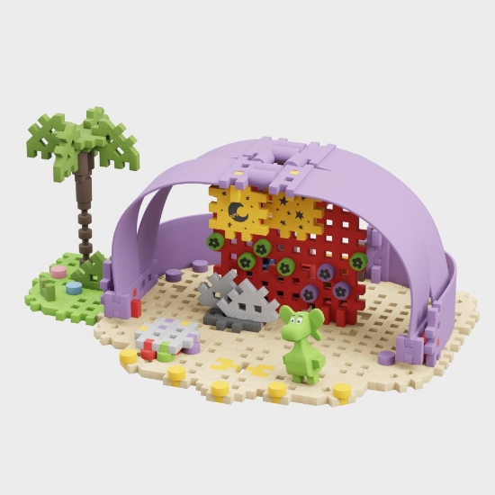 Slika Mini Waffle 148 kom, Diplodocus and Stage Marioinex