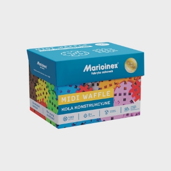 Slika Midi Waffle kotači za konstukcije 120 kom Marioinex 