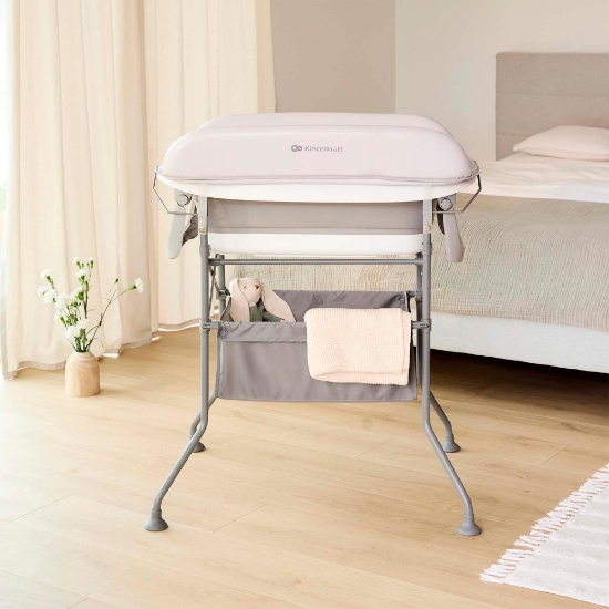 Slika Bubbly sklopivi stol za prematanje s kadicom, Grey Kinderkraft 