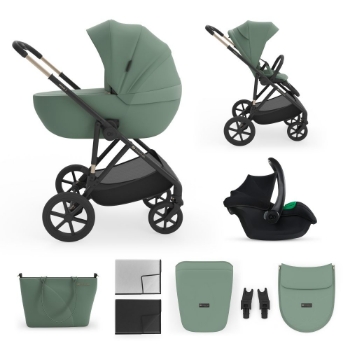 Slika Kolica Prime 3 3u1, Dark Green Kinderkraft 