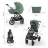 Slika Kolica Prime 3 3u1, Dark Green Kinderkraft 