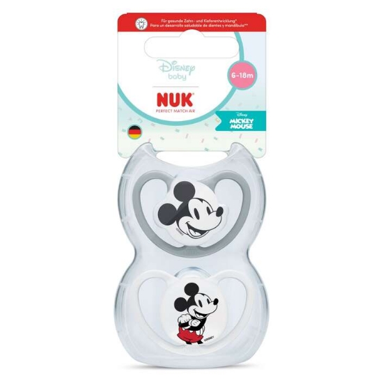 Slika Duda varalica - silikon Perfect Match Air 6-18 m, 2 kom sort. 10176356 NUK 