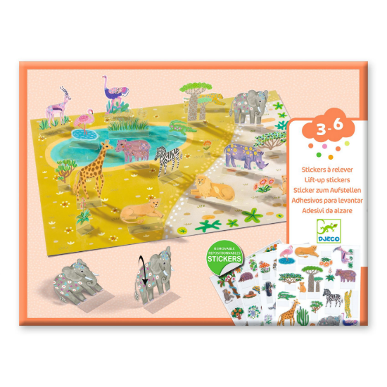 Slika 3D naljepnice - životinje