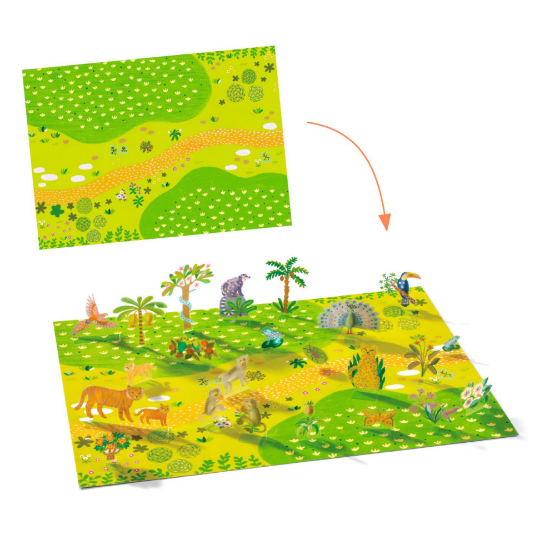 Slika 3D naljepnice - životinje