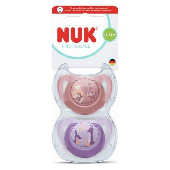 Slika Duda varalica - silikon First Choice 18-36 m, 2 kom sort. 10177243 NUK 