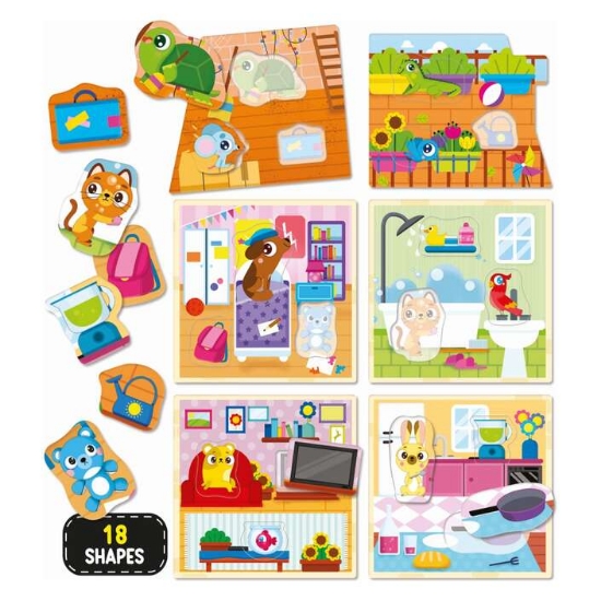 Slika Montessori Baby složi kuću 100613 LISCIANI 