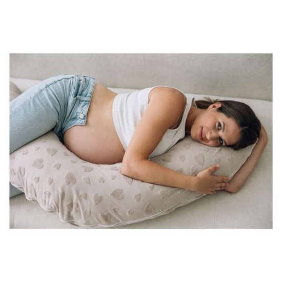 Slika Jastuk za trudnicu i dojilju srca Bež 87233 BUBABA BY FREEON