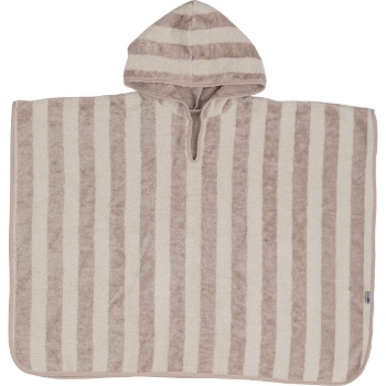 Slika Pončo 86/92/98/104 1-4 godine prugice beige 87677 BUBABA BY FREEON 
