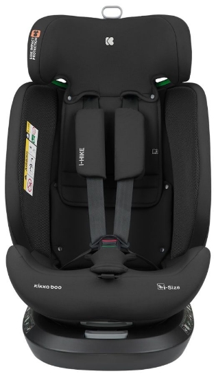 Slika Autosjedalica i-Hike i-Size, Grupa 0+, 1, 2, 3 (0-36 kg) (40-150 cm) - Black 2025 Kikka Boo 