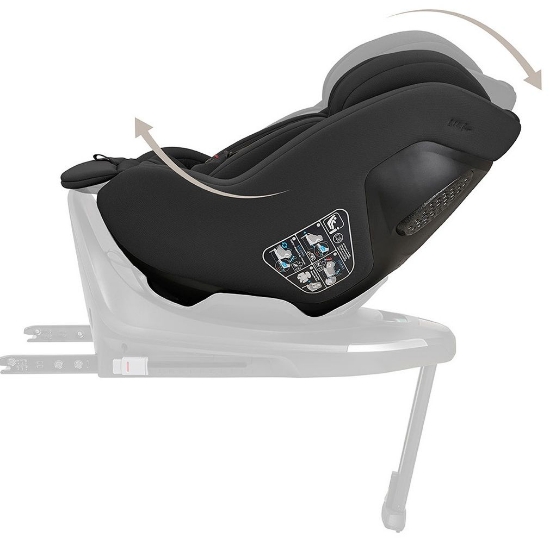 Slika Autosjedalica i-Class Plus i-Size, Grupa 0+, 1 (0-18 kg) (40-105 cm) - Noir Kikka Boo 