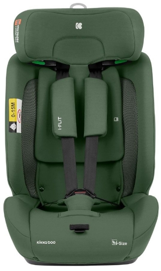Slika Autosjedalica i-Flit i-Size,  Grupa 1, 2, 3 (9-36 kg) (76-150 cm) - Army Green Kikka Boo 