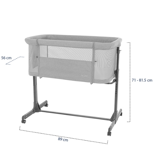 Slika Kolijevka Noah - Dark Grey 2025 Kikka Boo 