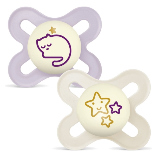 Slika Duda varalica - silikon Original Start Night 0-2m , 2 kom sort 868122 MAM 