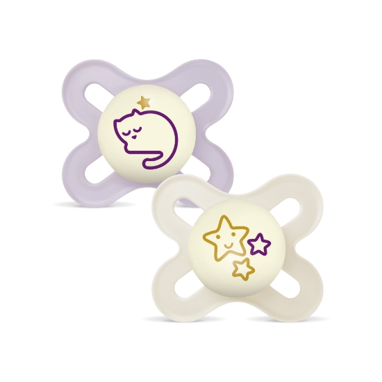 Slika Duda varalica - silikon Original Start Night 0-2m , 2 kom sort 868122 MAM 