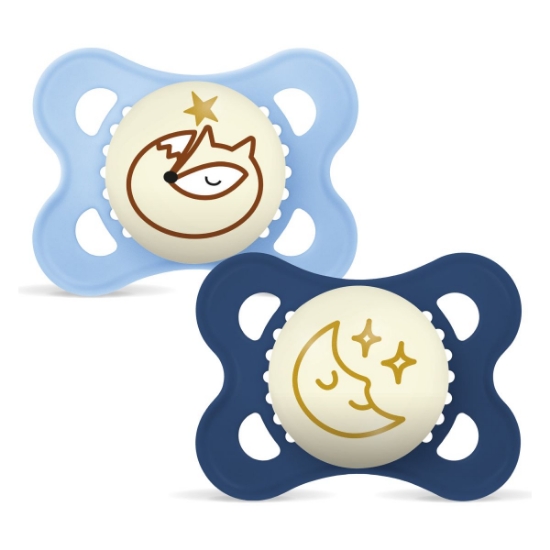 Slika Duda varalica - silikon Original night 2-6m, 2 kom sort 868238 MAM 