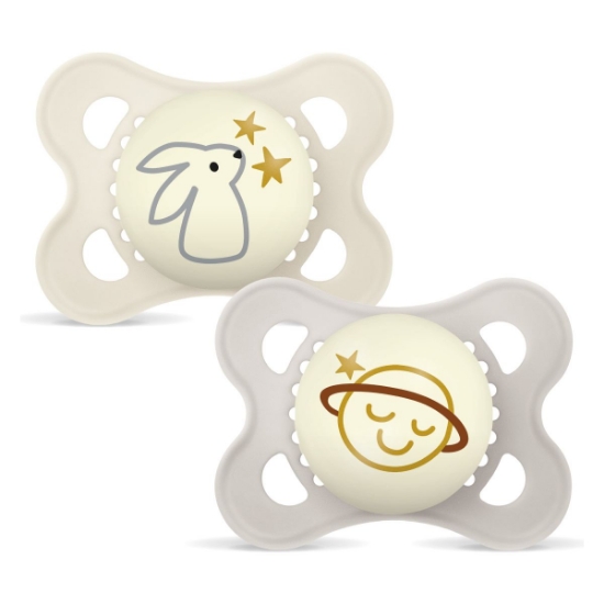 Slika Duda varalica - silikon Original night 2-6m, 2 kom sort 868238 MAM 