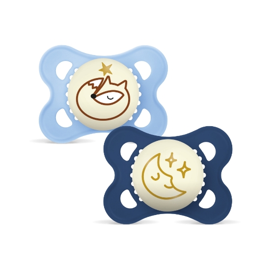 Slika Duda varalica - silikon Original night 2-6m, 2 kom sort 868238 MAM 