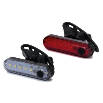 Slika Easy sigurnosno svjetlo za kolica 2 kom, sivo Fillikid 