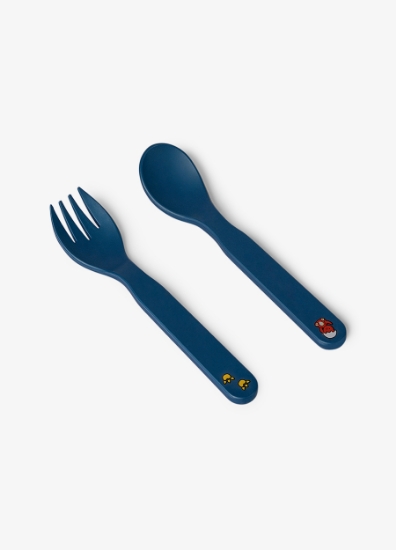 Slika Set posuđa od bio materijala Blue Dino Citron 