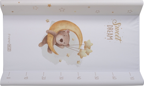 Slika Podloga za previjanje tvrda Sweet dreams 50x80x10 - FREEON