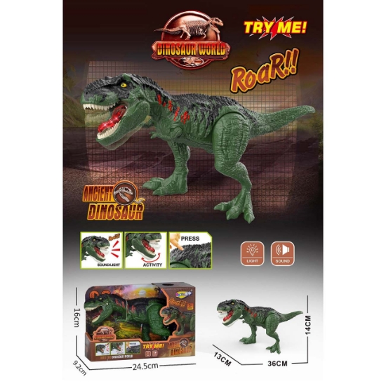 Slika Dino svijet, 36x13x14cm, na bat.