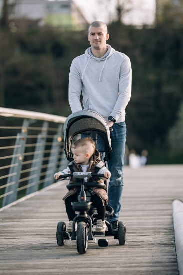 Slika Tricikl Elipso crno-sivi 81590 FREE 2 MOVE 