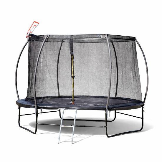 Slika Trampolin Basketball 305 cm s obručem i ljestvama