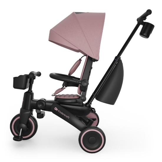 Slika Sklopivi tricikl JAZZ 3, Pink Kinderkraft 