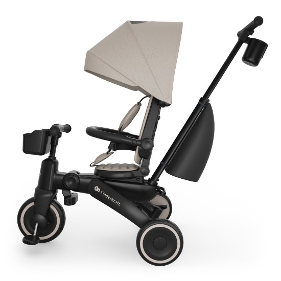 Slika Kinderkraft Sklopivi tricikl JAZZ 3, Beige