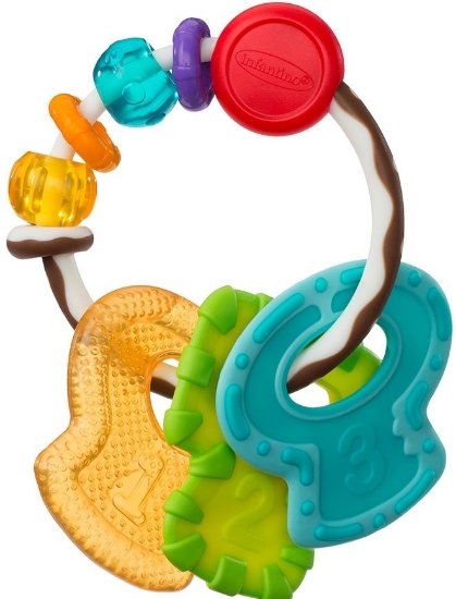 Slika Igračka grickalica za zube Ključevi Infantino 