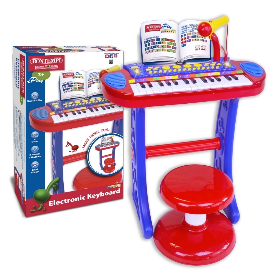 Slika Klavijature s mikrofonom, stalkom i stolicom, 31 tipka 13 3240 BONTEMPI 