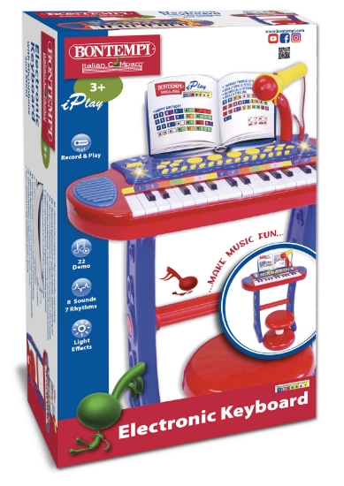 Slika Klavijature s mikrofonom, stalkom i stolicom, 31 tipka 13 3240 BONTEMPI 